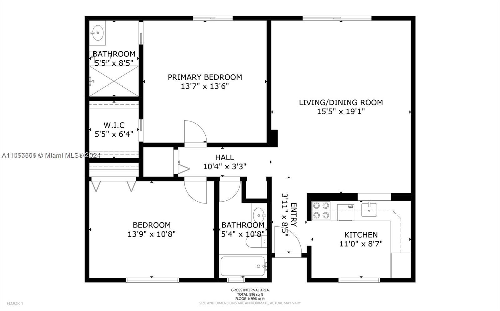 8500 133rd Avenue Rd, Miami, FL, 33183 United States, 2 Bedrooms Bedrooms, ,2 BathroomsBathrooms,Residential,For Sale,133rd Avenue Rd,A11457861