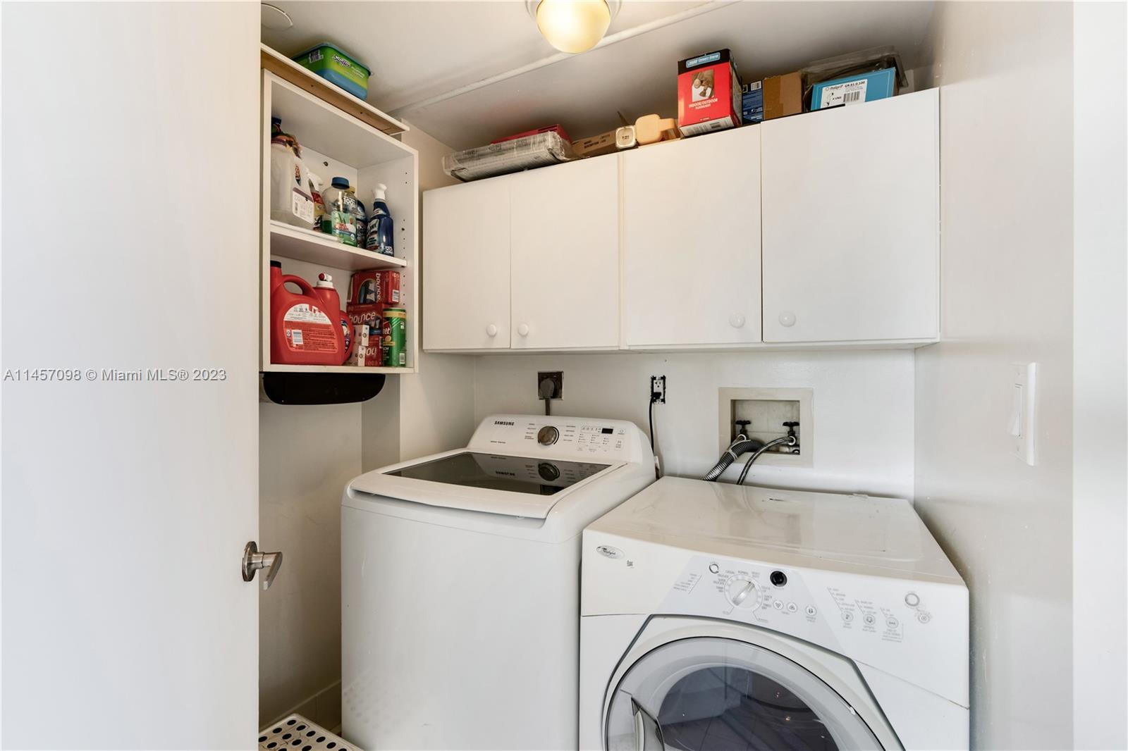 Spacious laundry area
