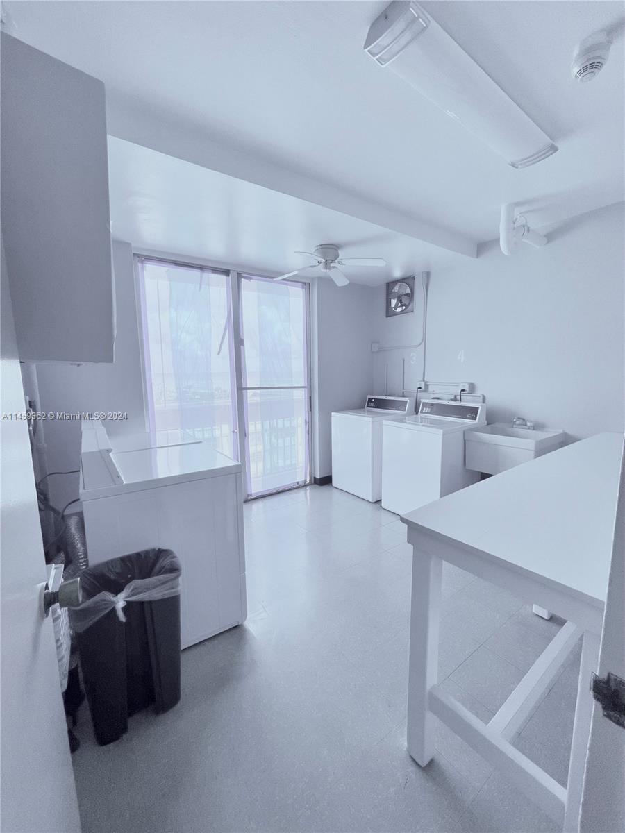 Laundry room on every floor