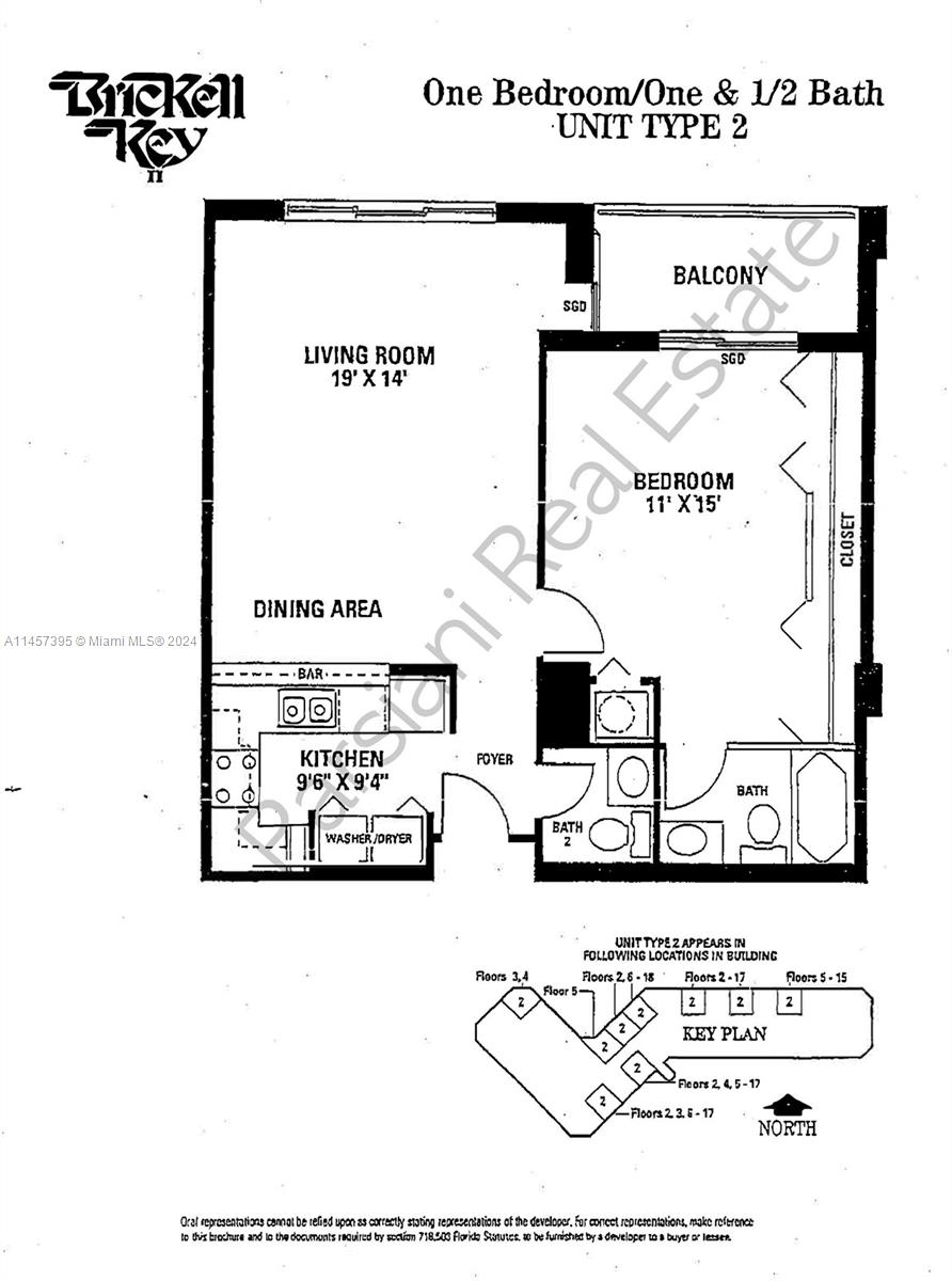 540 Brickell Key Dr, Miami, FL, 33131 United States, 1 Bedroom Bedrooms, ,1 BathroomBathrooms,Residential,For Sale,Brickell Key Dr,A11457395