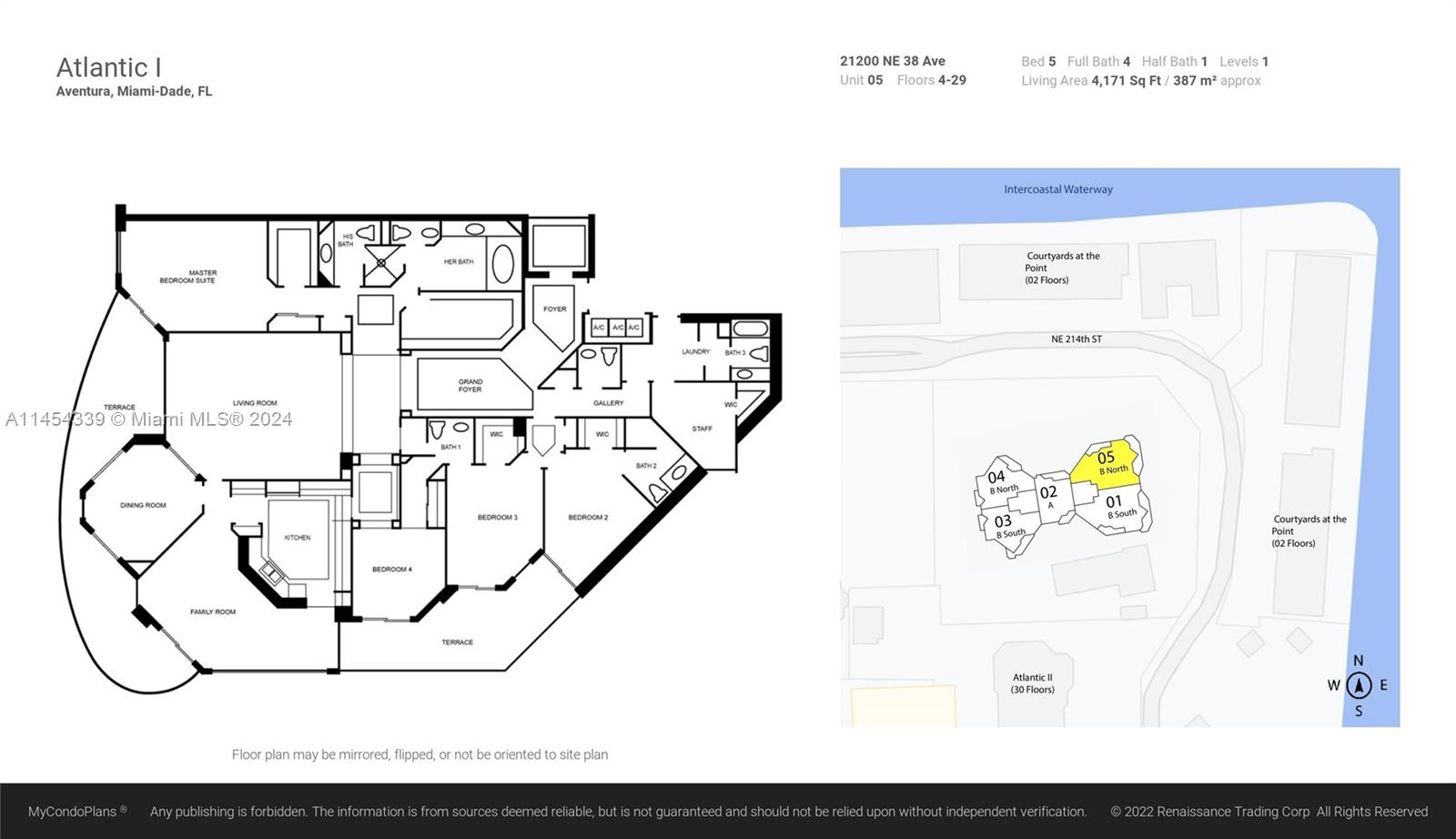 21200 Point Pl, Aventura, FL, 33180 United States, 5 Bedrooms Bedrooms, ,5 BathroomsBathrooms,Residential,For Sale,Point Pl,A11454339