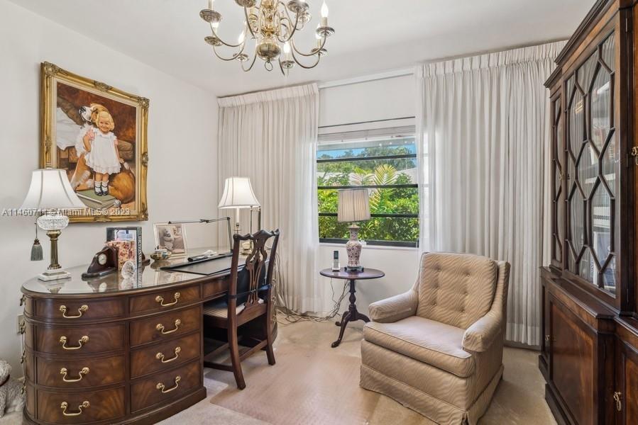 The second Bedroom currently being used as an office.