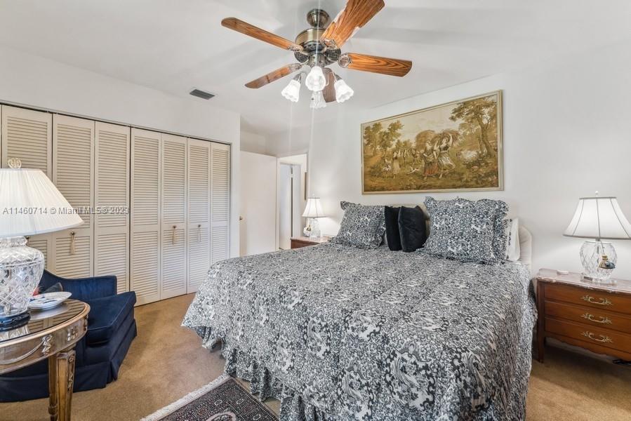 Here is the view of the 6th Bed Room showing the wall of closet space on the left and the bath room is out the door and to the right.