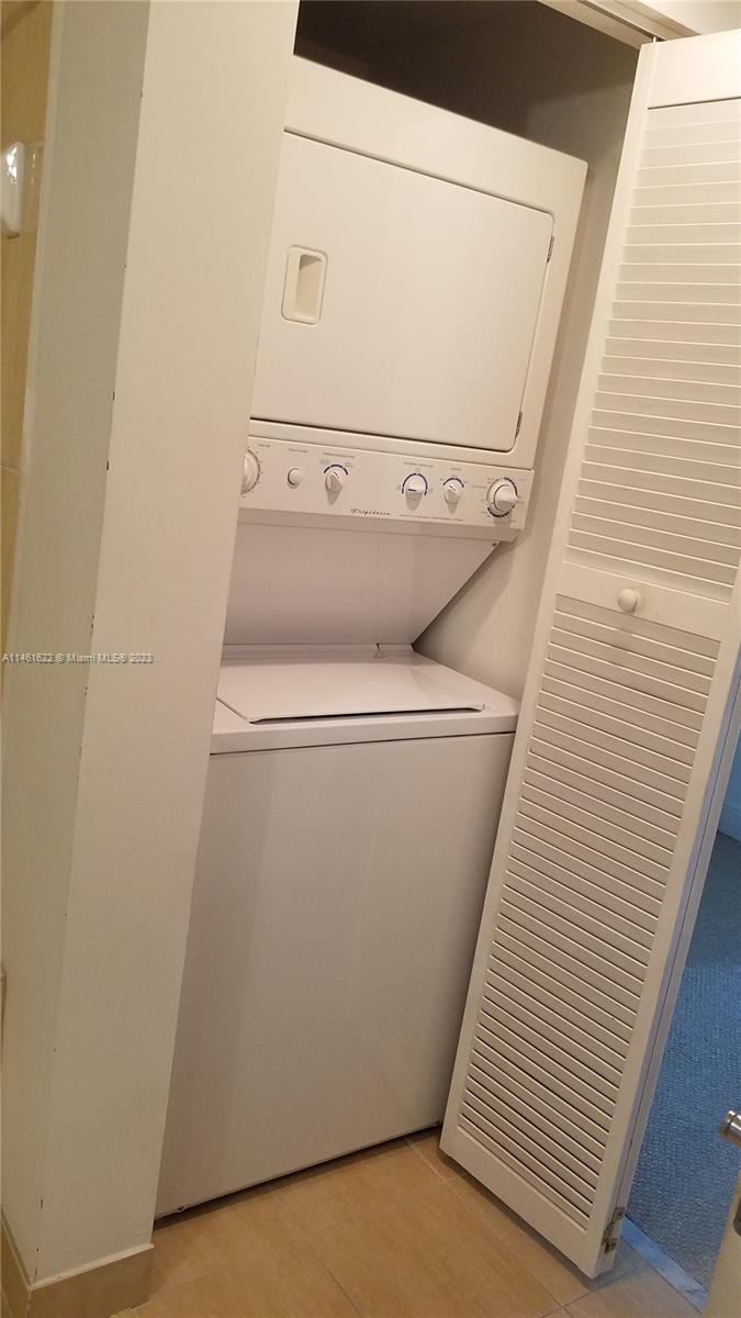 Washer and dryer in unit