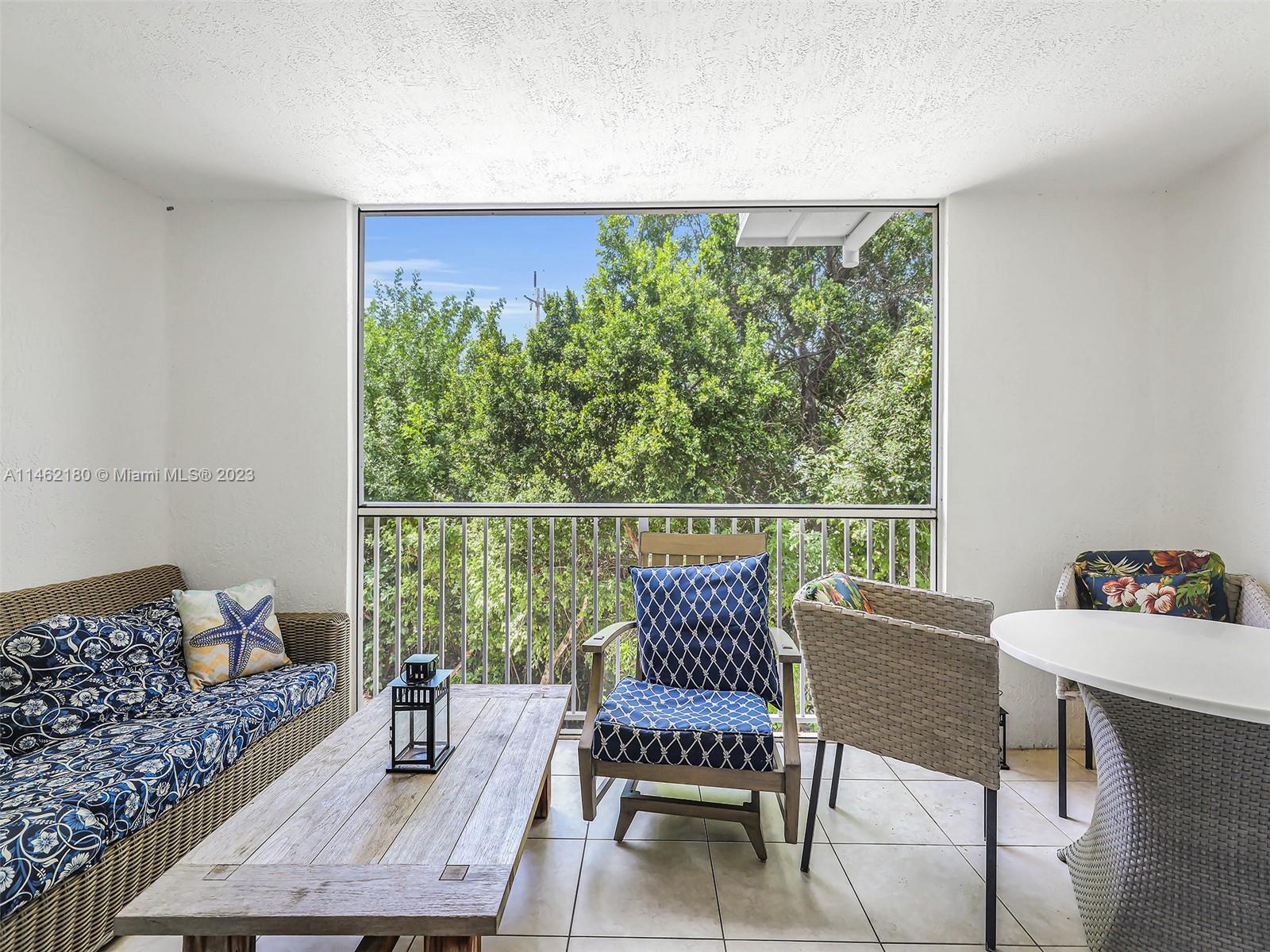 Upstairs Patio of living room