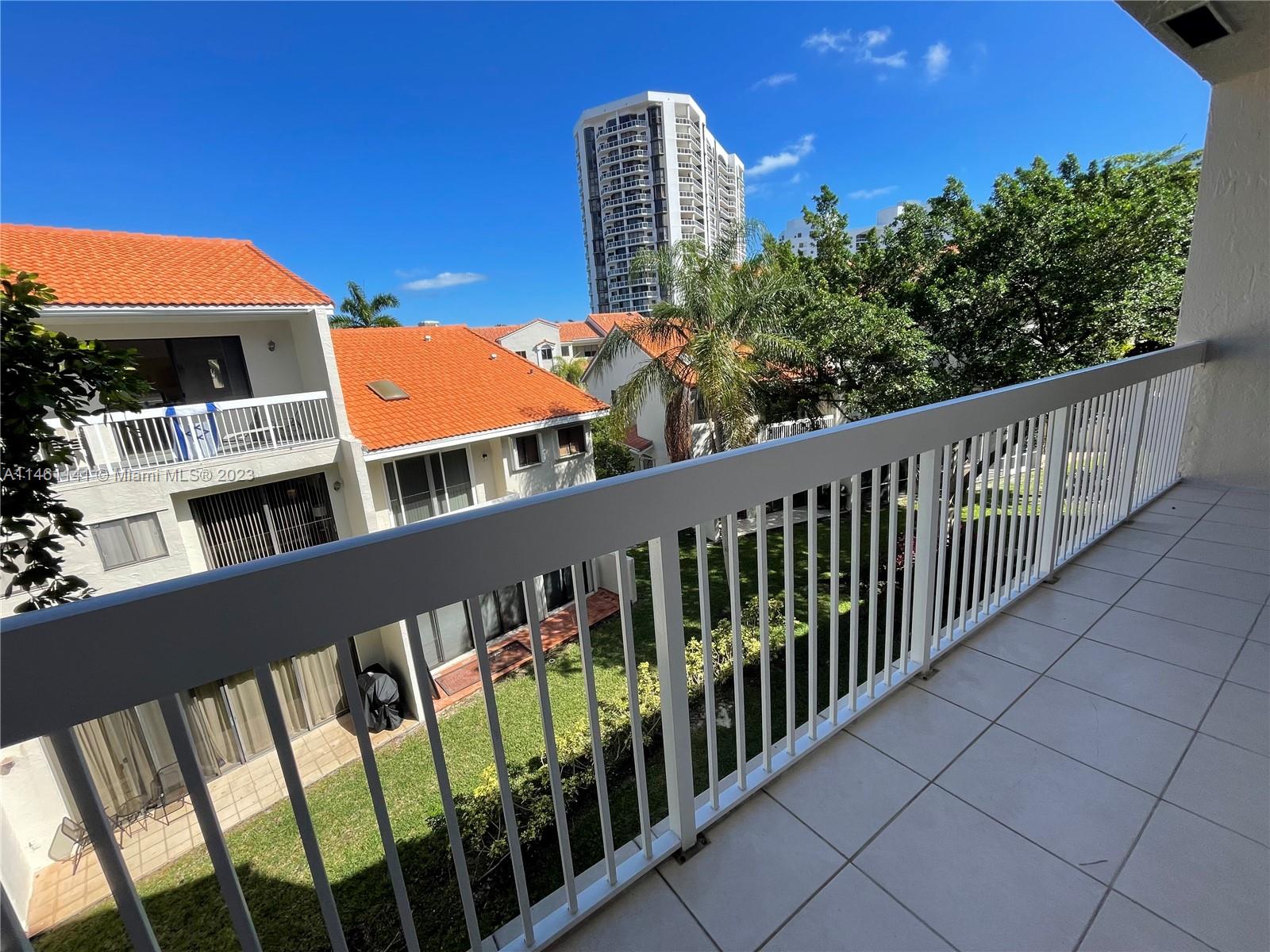 The master bedroom and the living room have a big balcony