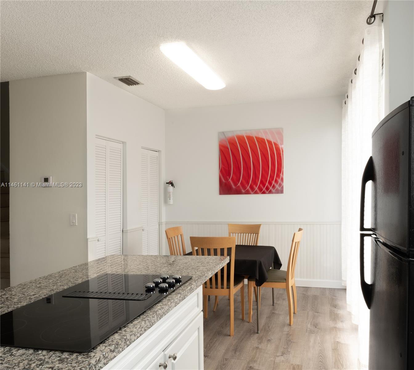 Kitchen with dining space