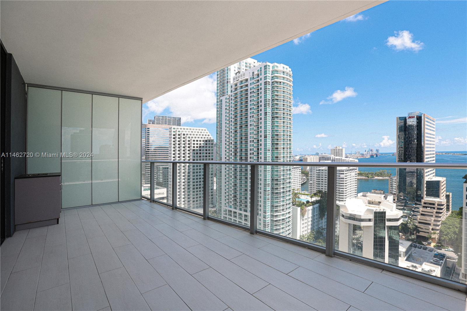 Gorgeous 3 Bedroom + Den, 3 Bath corner unit at 1010 Brickell! This spacious corner apartment is the perfect place to call home. With an oversized den that welcomes you as you enter, you'll have plenty of space to relax and entertain guests. The split bedroom layout provides privacy for everyone, and the private elevator ensures that you can come and go in style. The oversized balcony with a built-in electric grill is perfect for enjoying the cool breeze off Biscayne Bay and the stunning views of the city. Floor-to-ceiling windows let you take in the view from every angle. 1010 Brickell has some of the best amenities in the city, including an indoor pool, sky pool and bites, basketball court, and running track.
