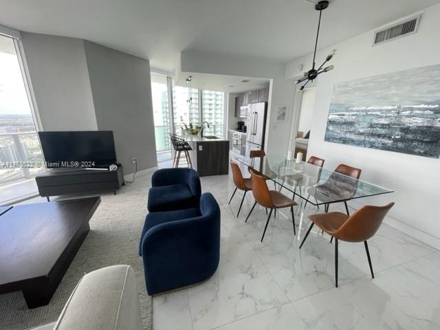 Gorgeous views of the city with huge wraparound balcony. Beautifull 2 Bed/2.5 bath condo in a great and luxury building in Edgewater. Kitchen Island and amazing amenities. Unit is rented until July 2024 and is partially furnished. Great tenants.