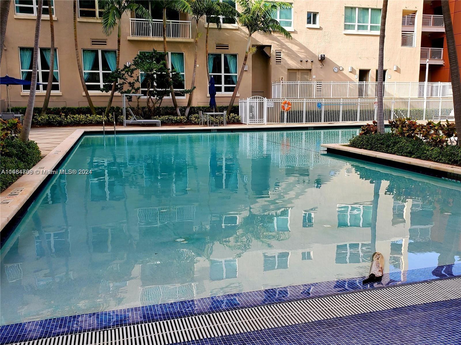 Beach-style pool.