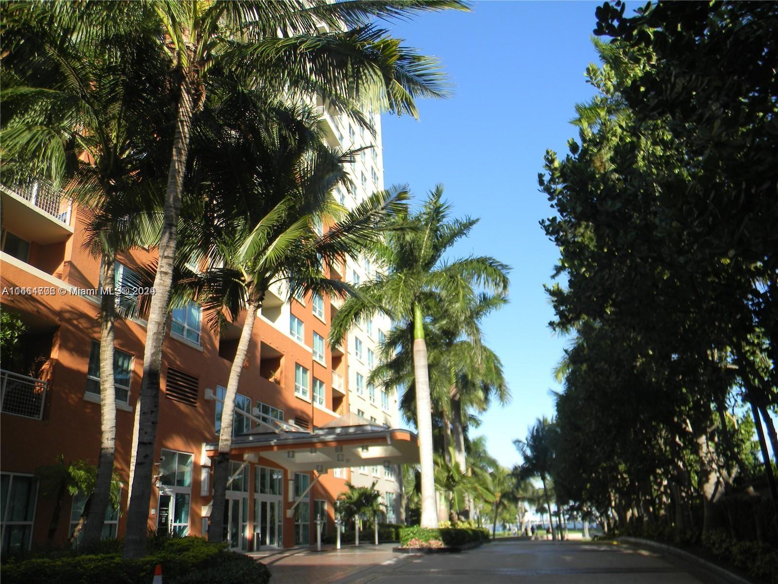 Tropical driveway to main lobby and valet desk.