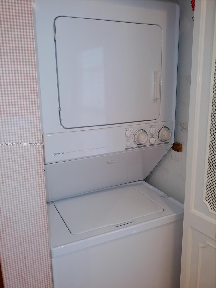 Washer /Dryer inside the condo