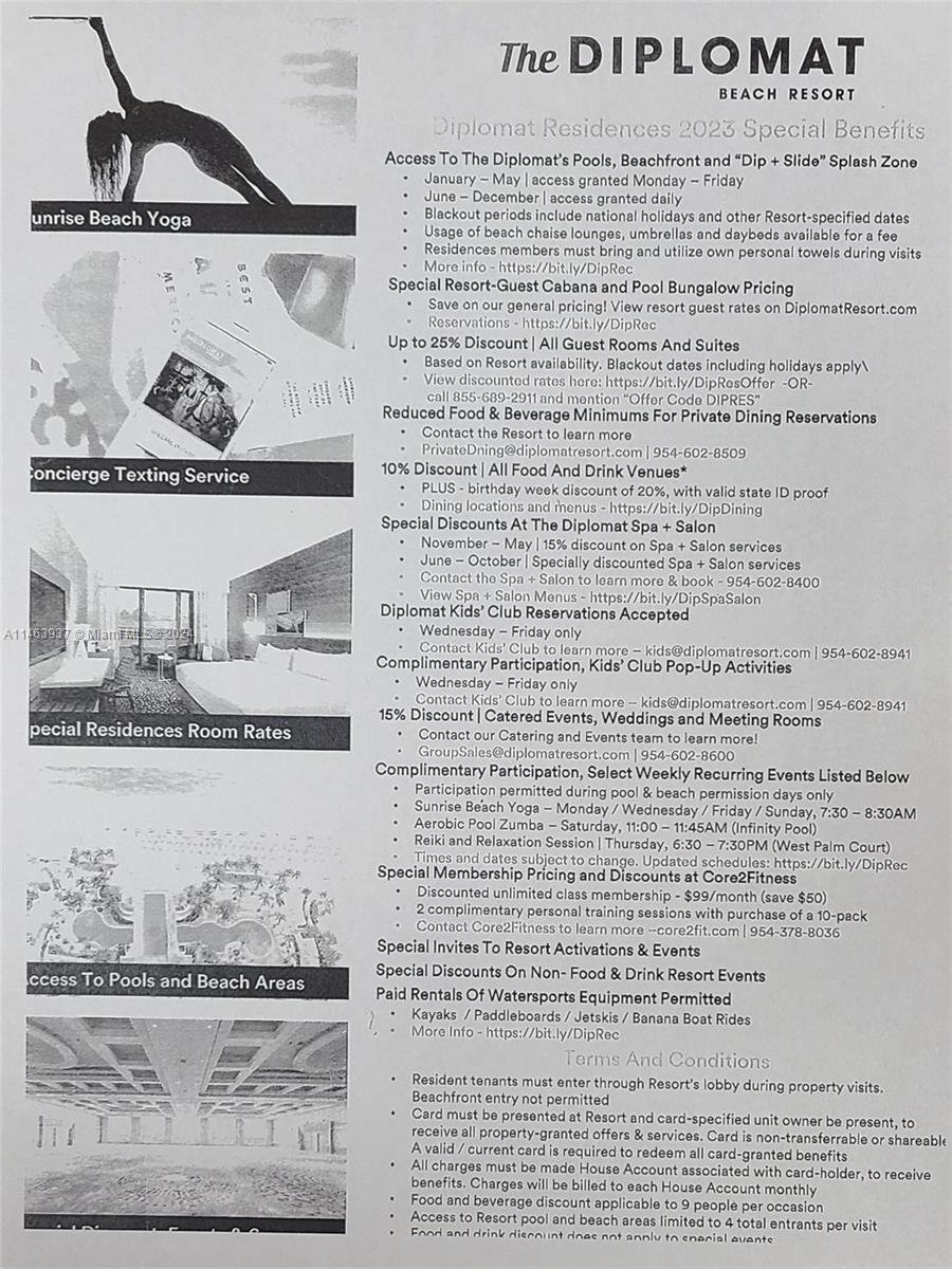 Diplomat Beach Resort Benefits