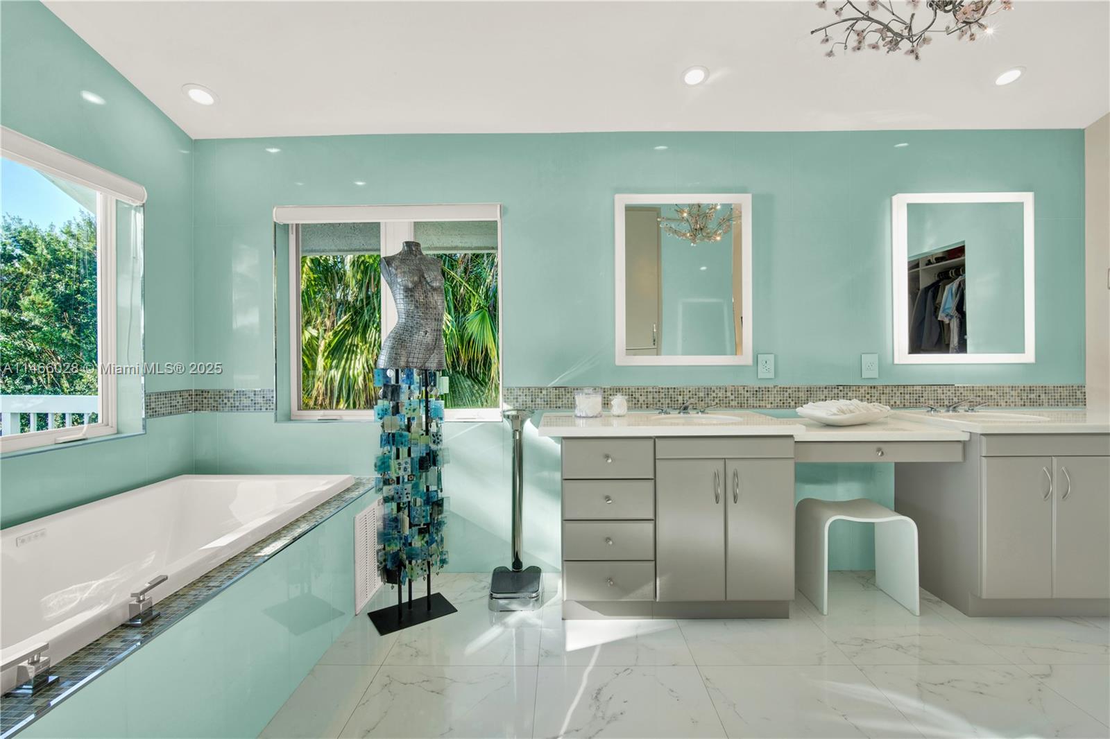 The Bathroom Features High-End Finishes For a Luxurious and Stylish Experience!