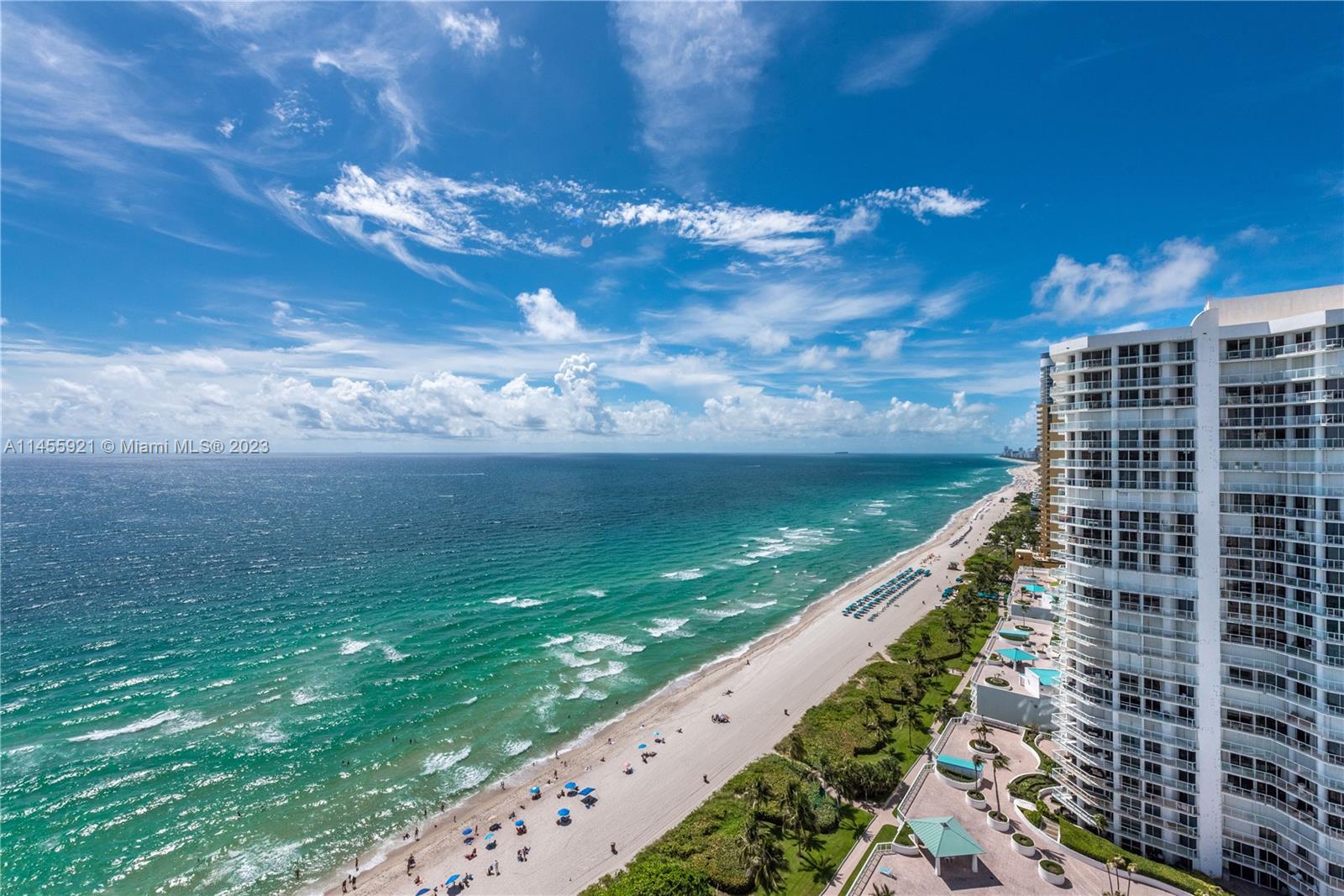 In the heart of Sunny Isles, enjoy resort-style living in large 2 bedroom/2.5 bath plus office with king size folding sofa. Apartment is upgraded, tastefully decorated, fully furnished & equipped for family vacation and has desirable south-east view of the ocean, intracoastal & city from 3 terraces. Resort-style amenities include beach service, pool, new fitness center, jacuzzi, pool cabanas, concierge, valet parking, kids room, 24 hours security. Walking distance to all shops & restaurants. Walk to shopping, entertainment and public transportation. Minutes to Aventura Mall, Gulfstream Casino & Bal Harbour Shops. Price for seasonable short term rentals may varies per season & length of stay. STR-01852 Tax 13% will be added. Available from April 4, 2024