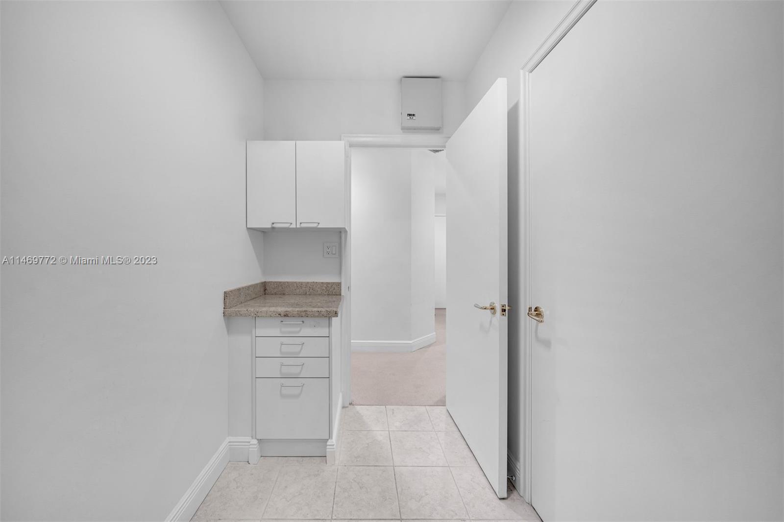 Studio Kitchen and Laundry room