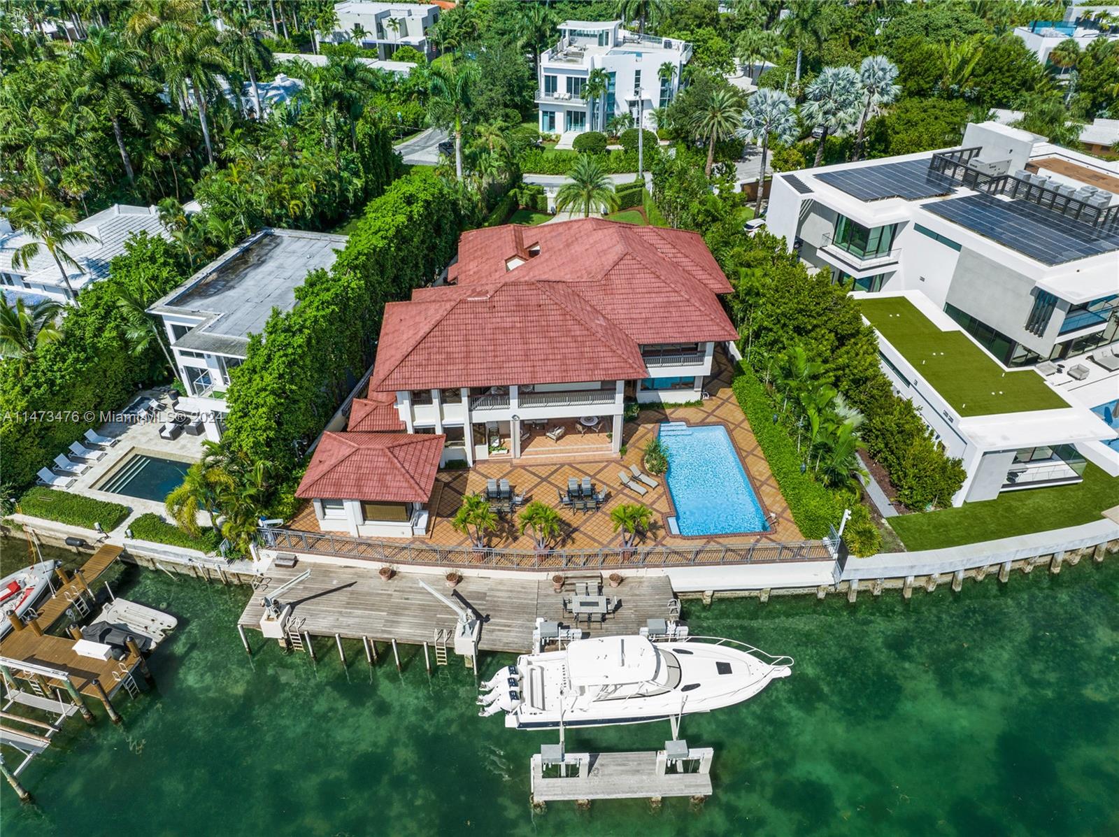 Dream home located at 409 E. San Marino Drive, Miami Beach, Florida.