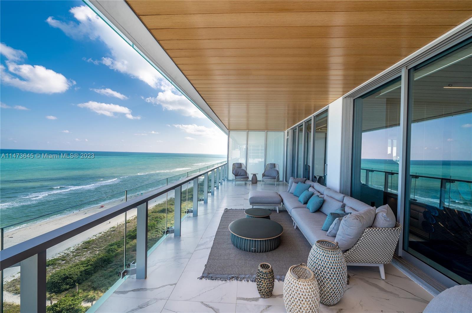 Ocean front balcony