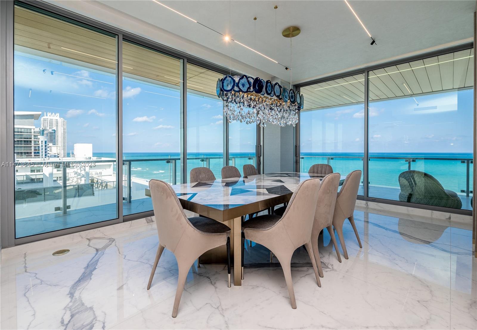 Dining Area ocean view