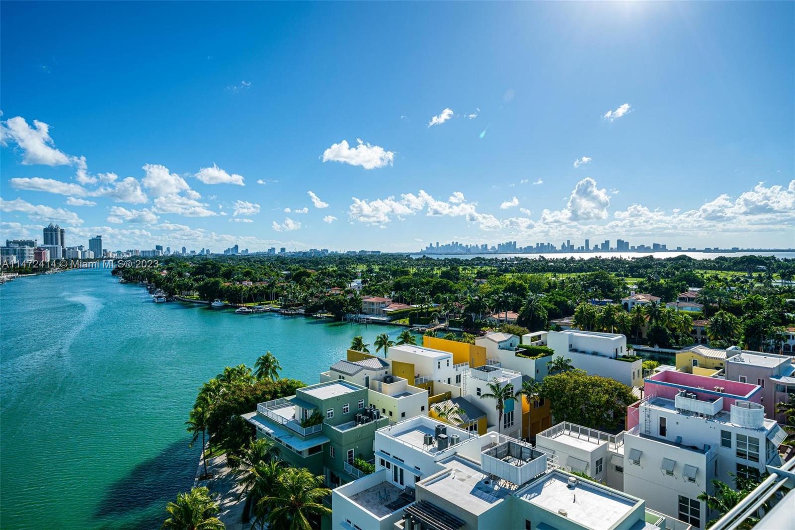 Enjoy luxury living at Aqua Gorlin, Allison Island! This spacious and upgraded 4 bed/4.5 bath fully furnished unit offers a bulthaup kitchen, subzero refrigerator, gaggenau & thermador appliances. Custom renovation throughout to include bathrooms, lighting, closets, built-ins and doors.  Enjoy breathtaking ocean, inter-coastal and Miami skyline views from a wrap-around corner balcony. The 8.5 acres private island situated in the Heart of Miami Beach close to fine dining and shopping. Boutique building with only 29 residences. Enjoy luxury amenities including a north and south pool, state of the art fitness center and spa, child's play area, coffee shop, 24 hours valet, 24 hours security. Includes 2 assigned parking spaces, Annual lease only.