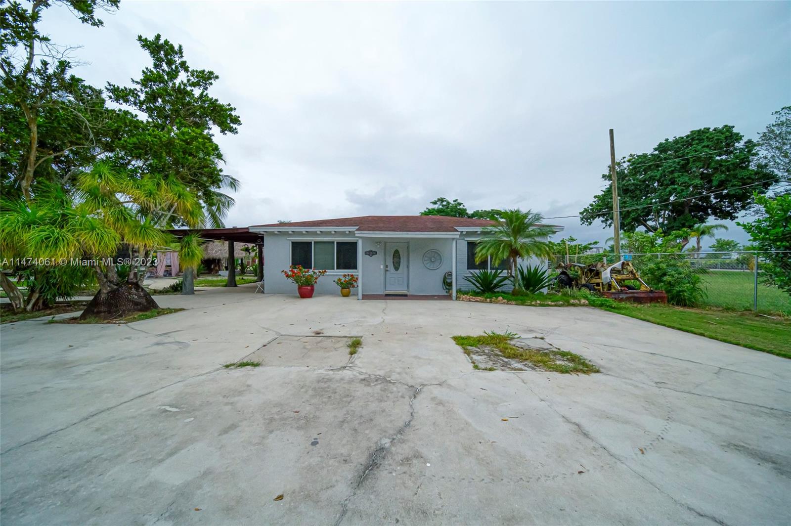 Front of Structure