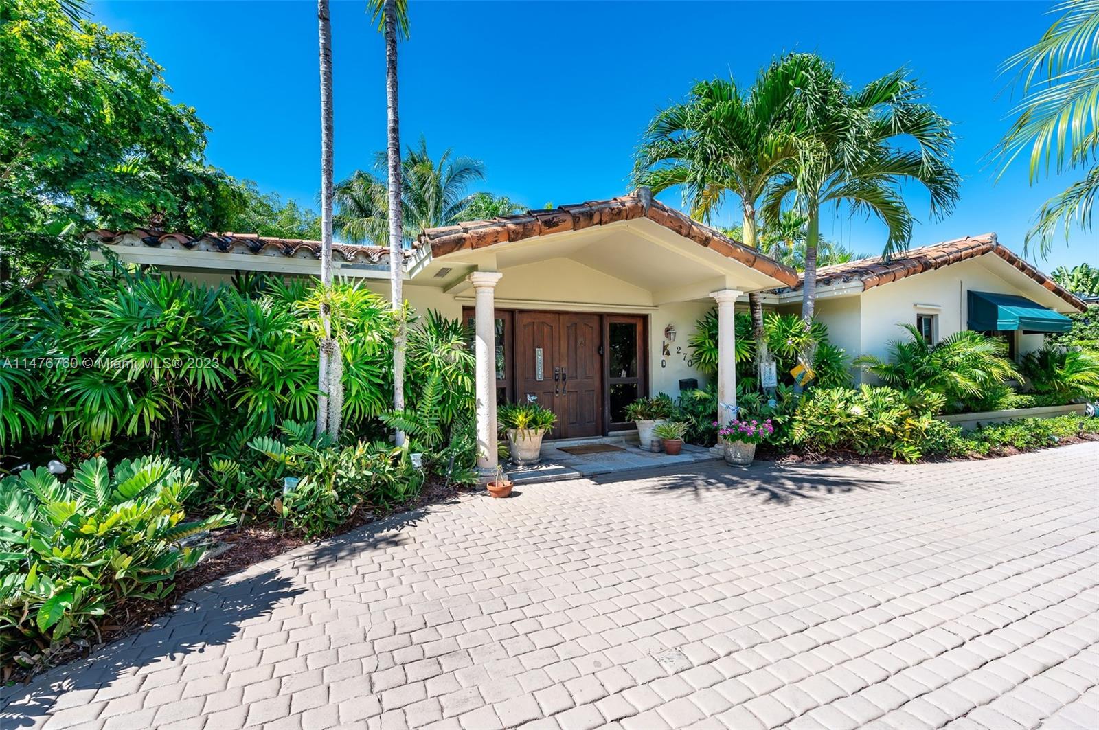 Have it all! Update this spacious and charming split floorplan home that boasts 6 bedrooms, 4 bathrooms, guest bathroom, pool and summer kitchen or build your dream 4,000 SqFt home on an oversized 8,474 SF lot - this is a fantastic investment opportunity. Located on quiet Cypress Drive - one of the best streets on Key Biscayne due to its natural, 10 foot elevation and walkability to the Key Biscayne Yacht Club, shopping, restaurants, churches, schools, Village Green and more, this is a true gem!