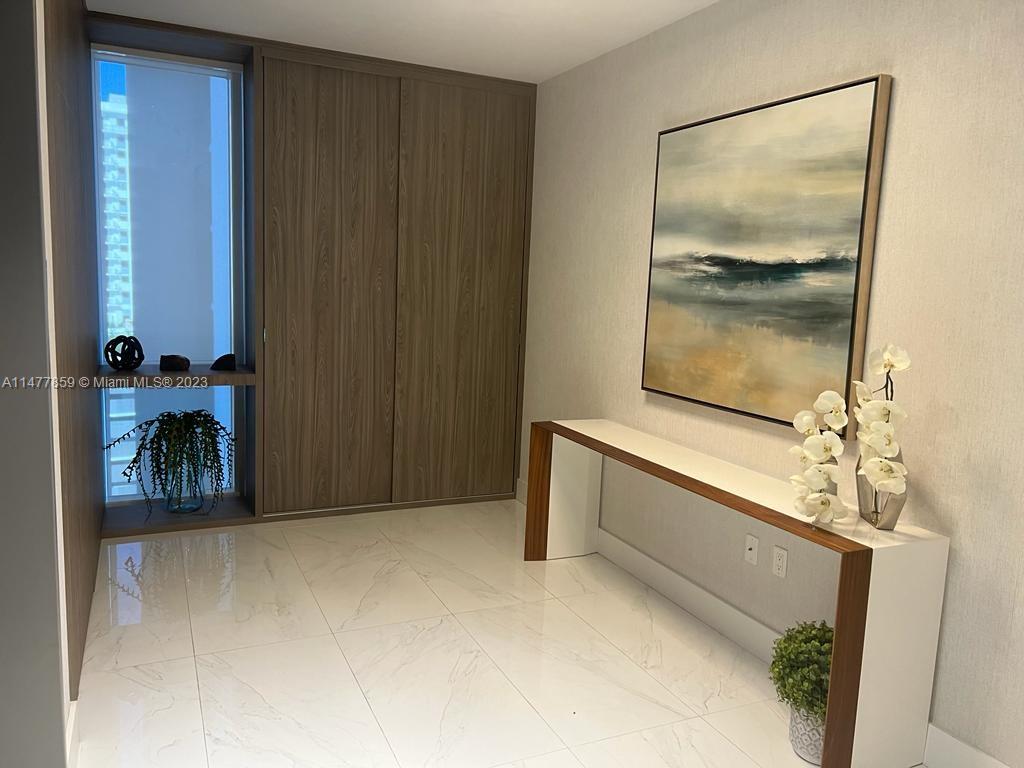 From the elevator to a private foyer