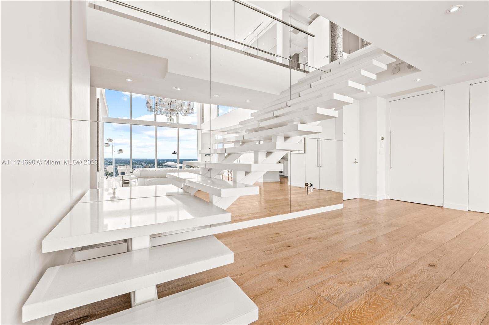 floating stairs to 2nd floor