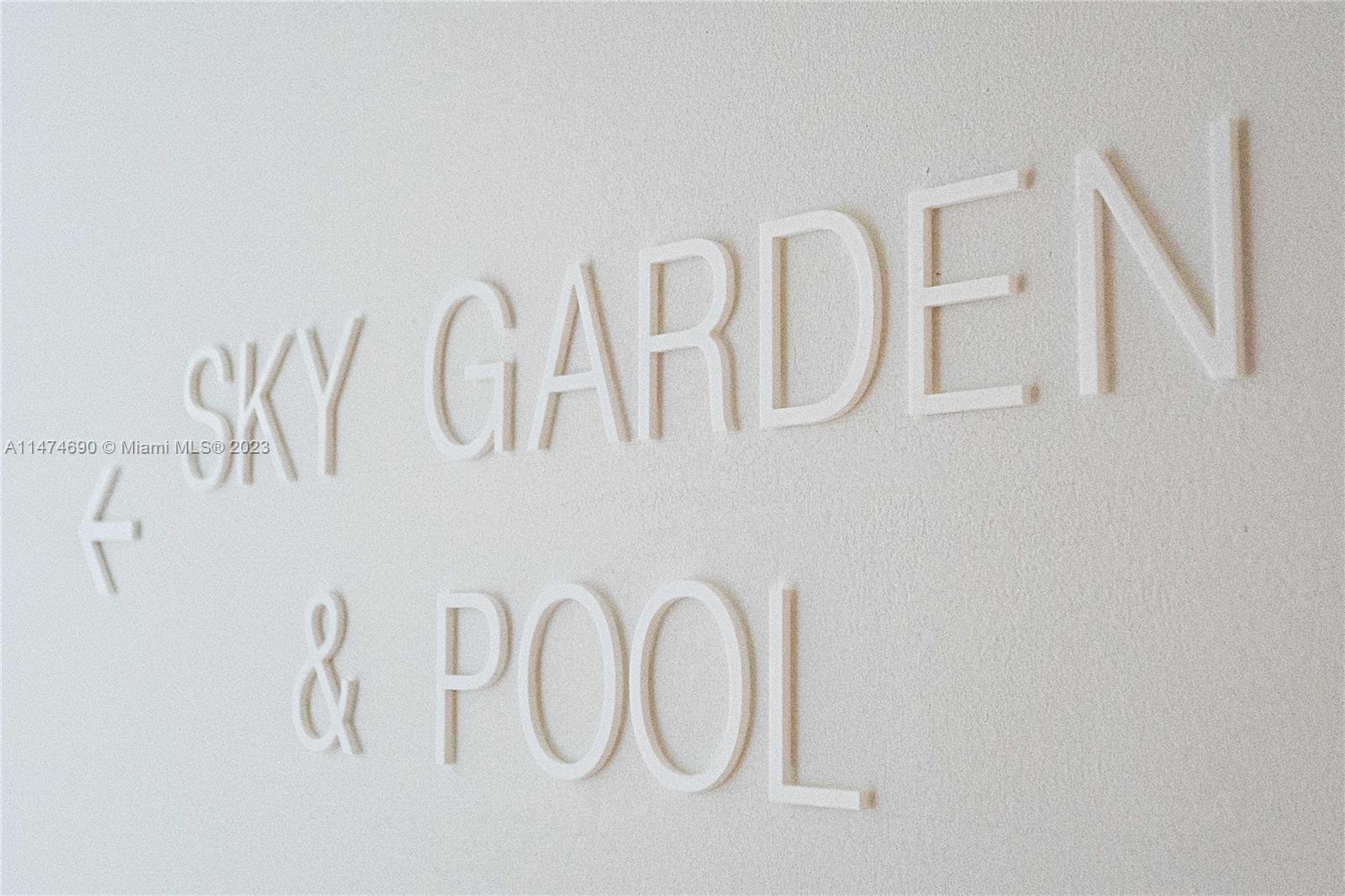 9th floor sky garden and pools