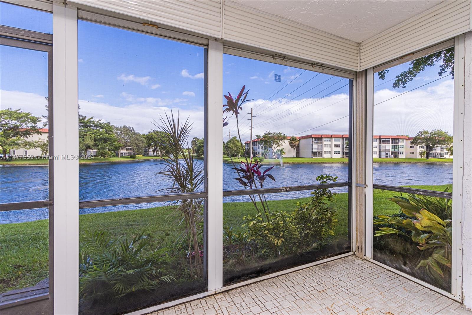 Gorgeous lake view from patio