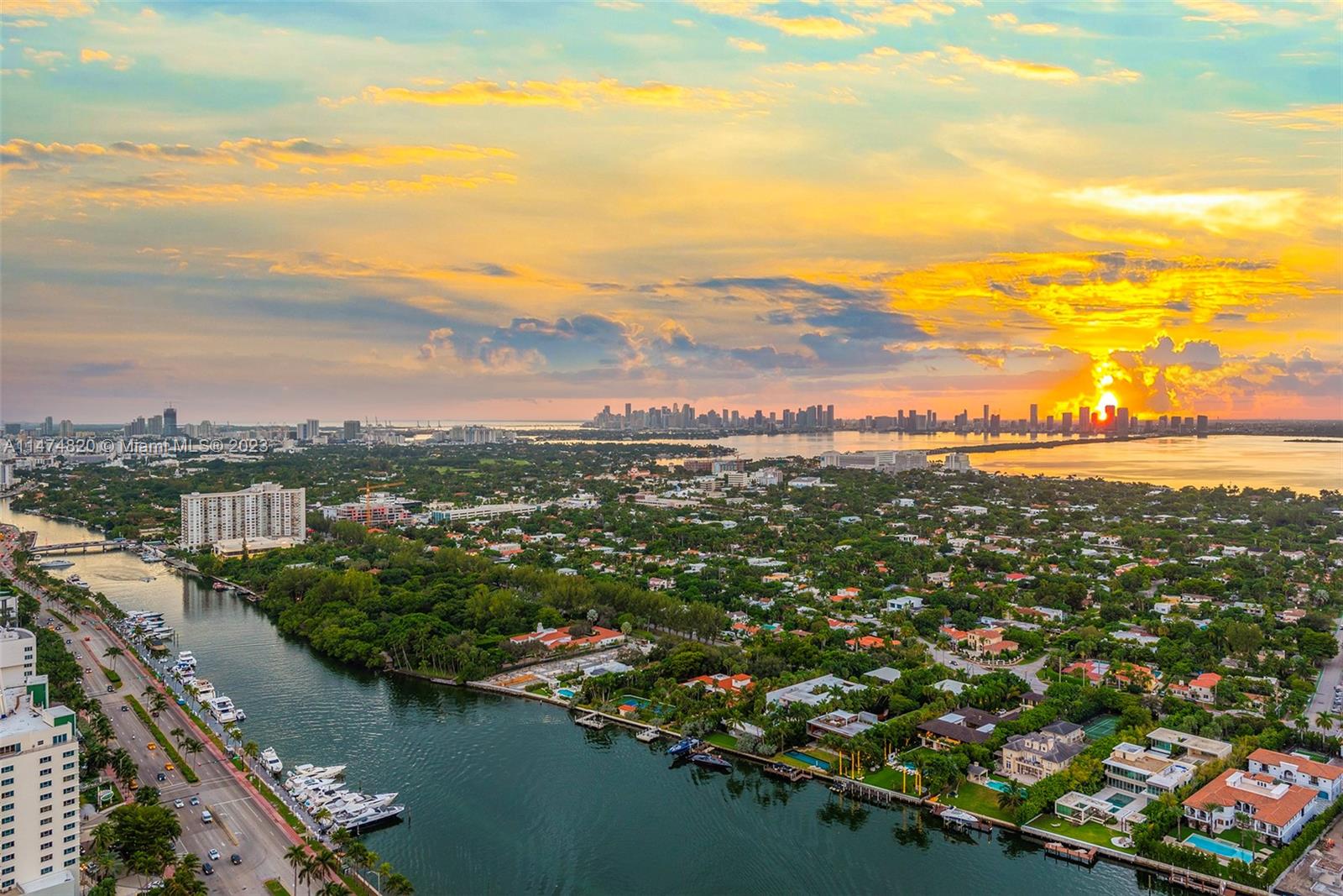 Sunset Serenity Over The Bay