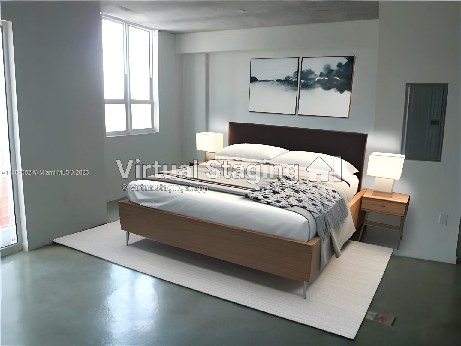 Open bedroom