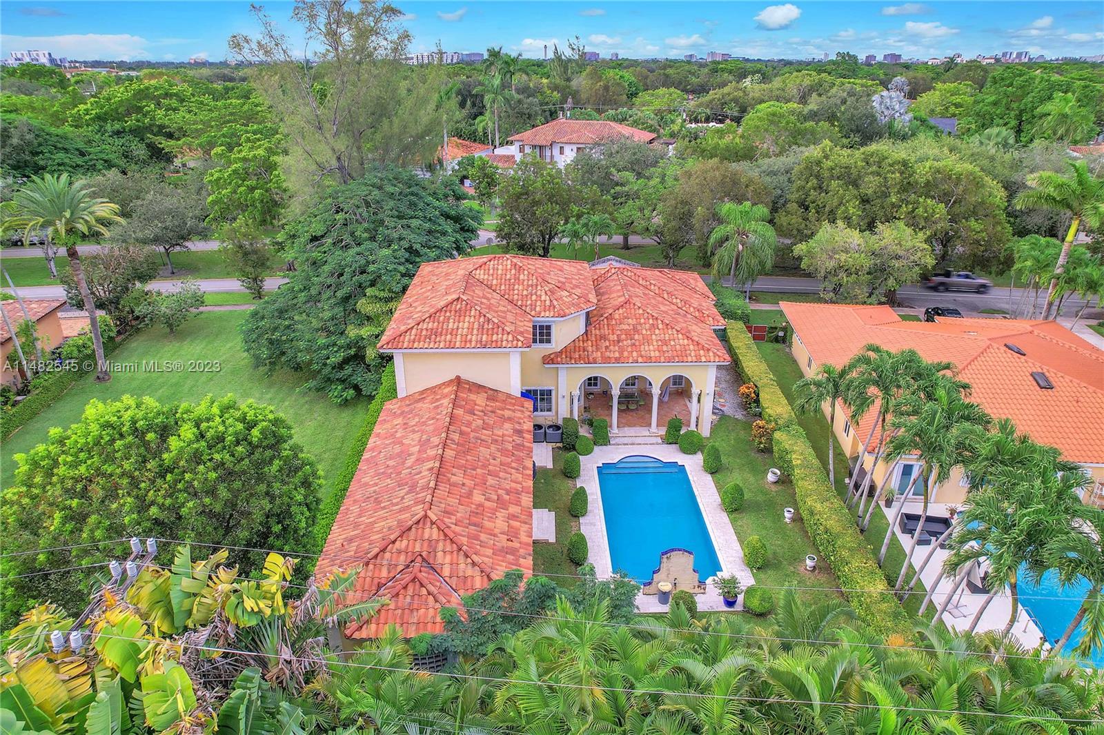 Recently Reduced! Nestled in the heart of Coral Gables, this exquisite 5 bedroom, 5 bathroom estate offers an unparalleled blend of Location, Luxury, Lifestyle and Elegance! Beautiful Mediterranean style estate offers lush landscaped garden, a sparkling pool, and a spacious patio area, making it perfect for entertaining. Embrace the opportunity to own a piece of paradise in South Florida's jewel, Coral Gables, offering top rated schools, fine dinning, and exclusive shopping.