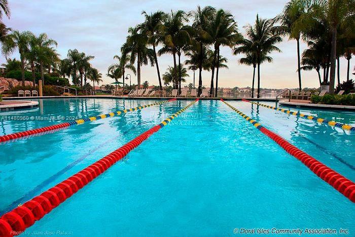 One of several community pools in Island Club