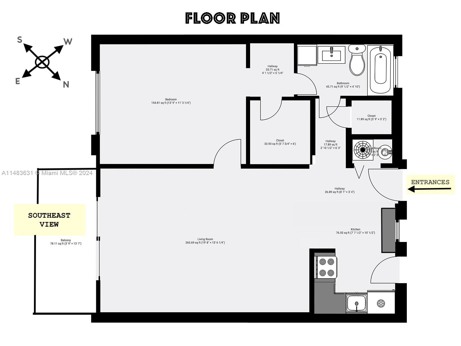 2930 Point East Dr, Aventura, FL, 33160 United States, 1 Bedroom Bedrooms, ,1 BathroomBathrooms,Residential,For Sale,Point East Dr,A11483631