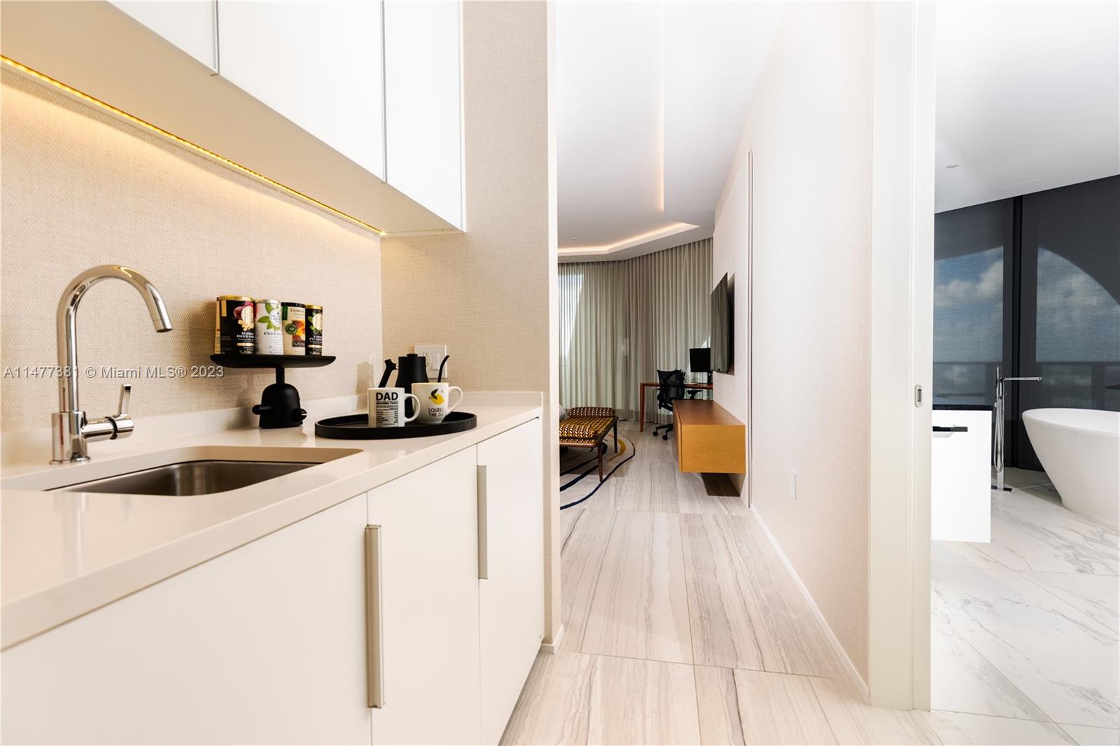 Master Suite Midnight Kitchen