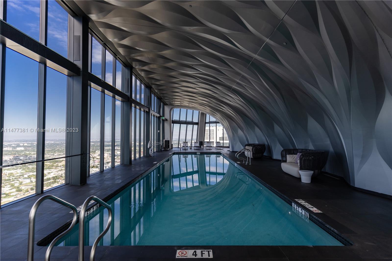 60th Floor Indoor Lap Pool