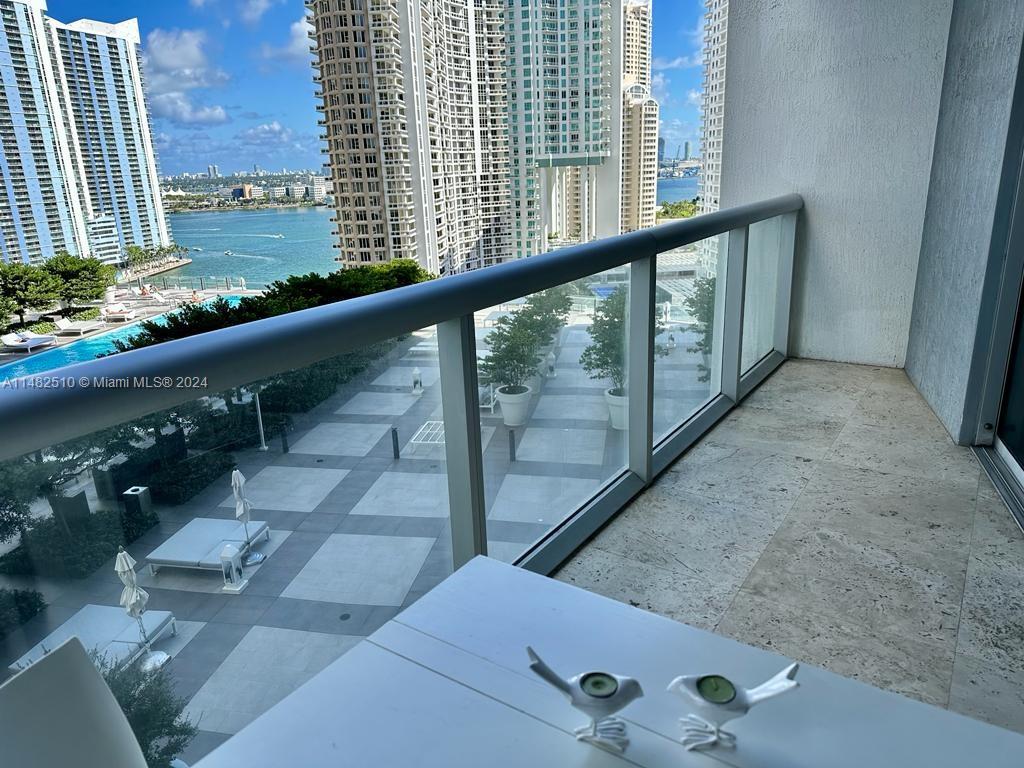 A stunning 1/1 unit at ICON 2 on prestigious Brickell Ave with abundant natural light in the living/dining room and bedroom. Open kitchen. Bathroom double sinks. Enjoy the longest pool in South Florida bordered by trim trees facing Biscayne Bay. Amenities include pools, a state-of-the-art gym, spa, sauna, billiards, poker room, and a golf simulator. Valet Parking and 1 assign parking space. Prime location for a luxurious lifestyle. Walking distance to Board-Walk by Biscayne Bay, Parks at each side of the Complex, Up-Scale shopping centers, Boutiques, Arts Galleries, restaurants including Upscale CIPRIANI Italian’s finest, next to the Condo’s valet parking.