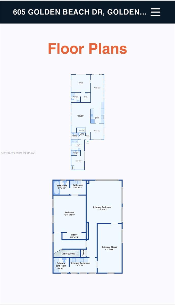 605 Golden Beach Dr, Golden Beach, FL, 33160 United States, 4 Bedrooms Bedrooms, ,4 BathroomsBathrooms,Residential,For Sale,Golden Beach Dr,A11483675