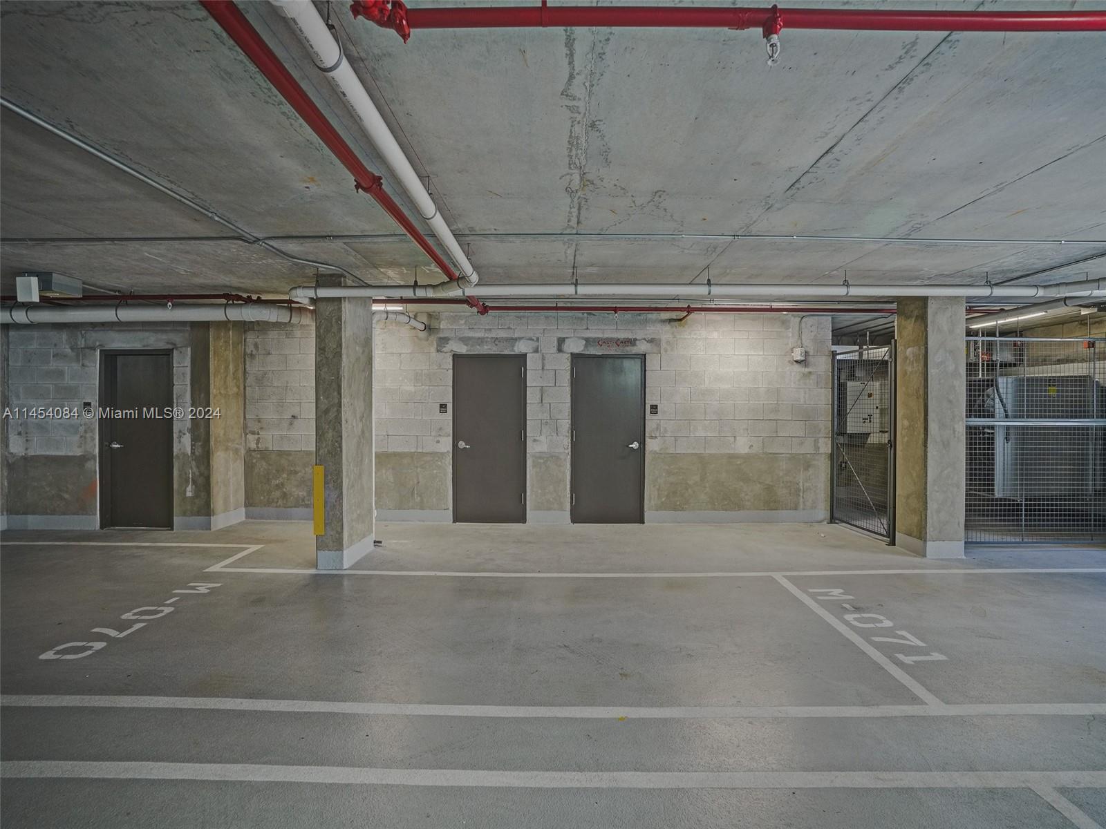 Storage Unit next to 2 M-070 and M-071 parking spaces