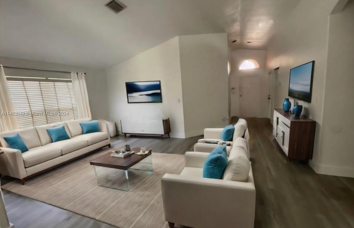 Staged living room option 1