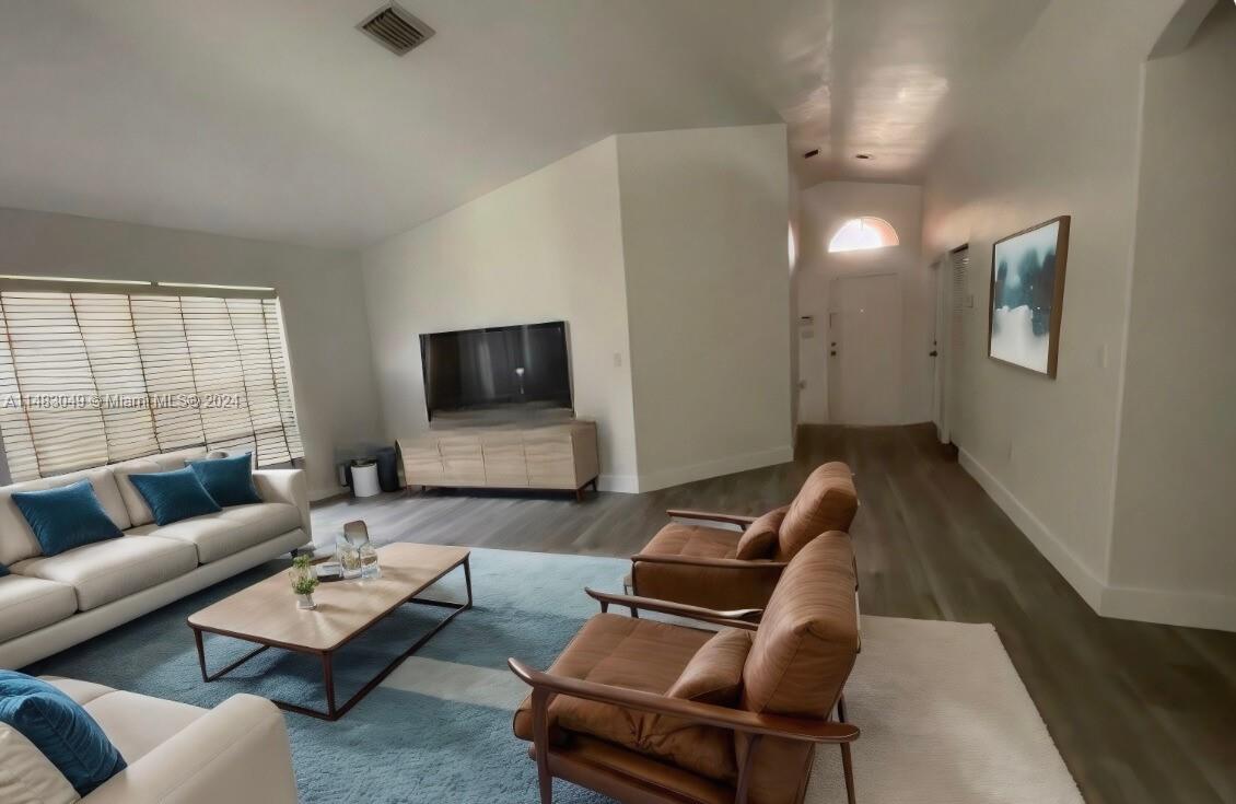 Staged living room option 2
