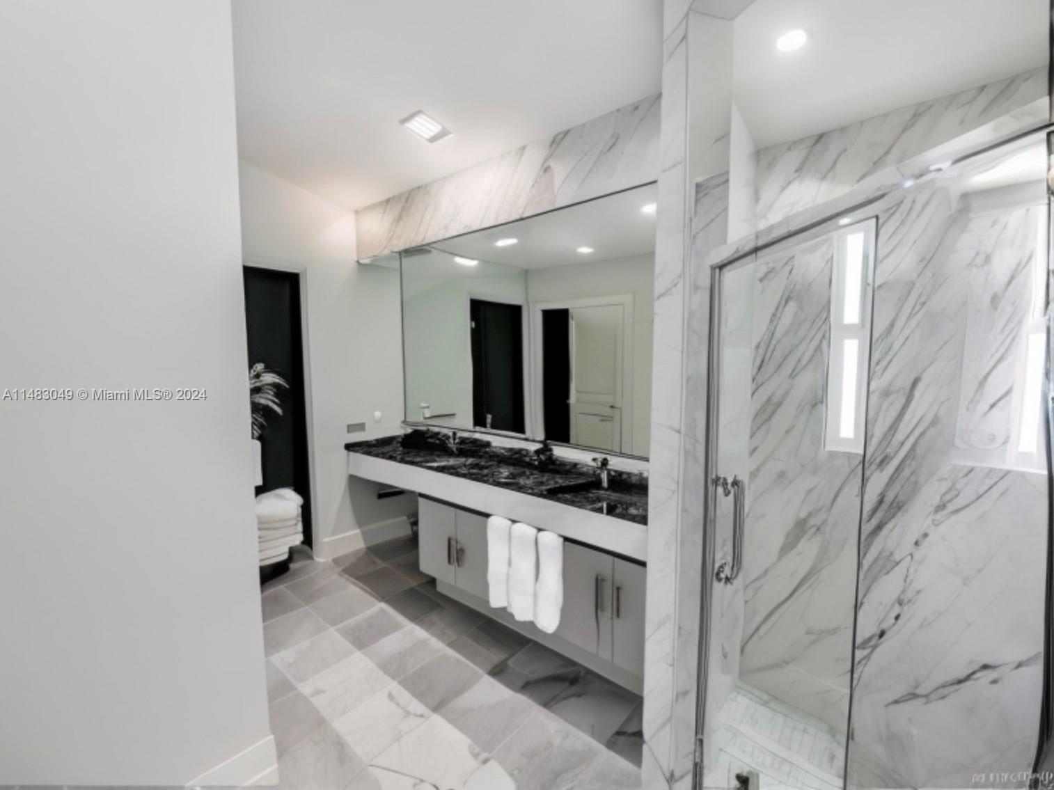 Staged bathroom option 1