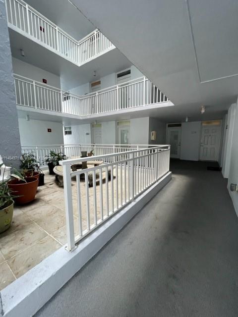 Entrance and front of unit