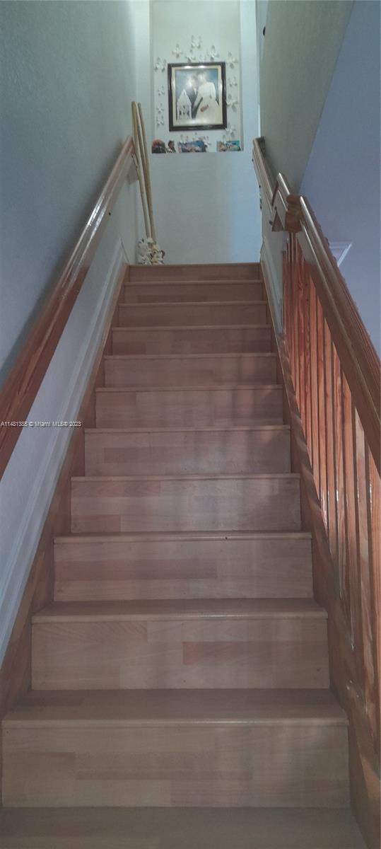 Stairs to second floor