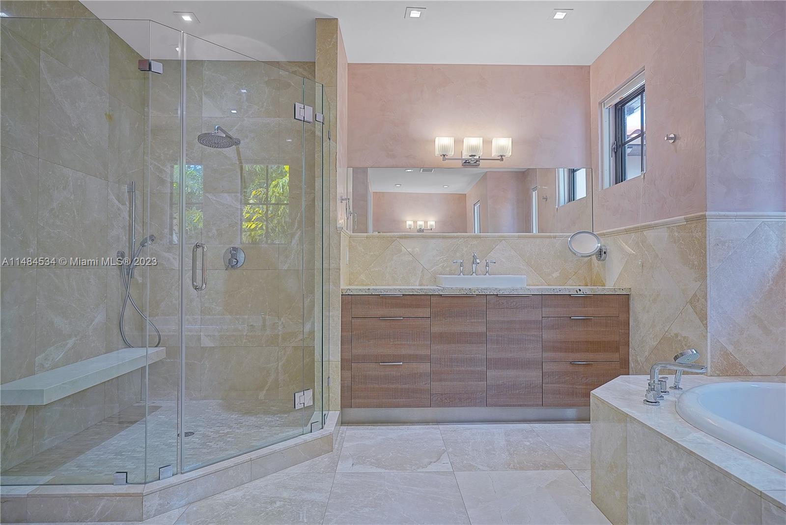 Principle Bathroom with dual sinks