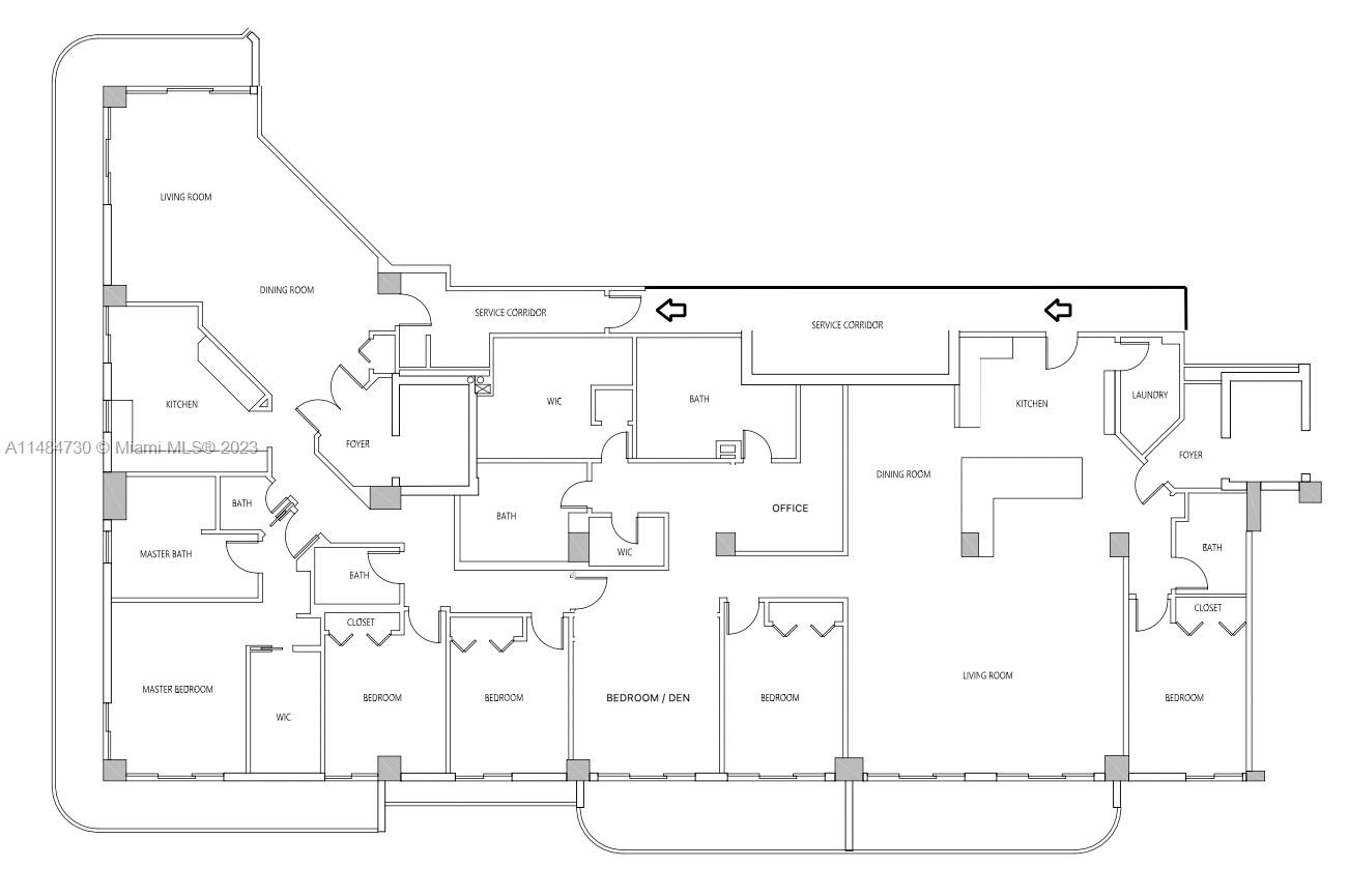 Existing 5 Bedrooms Plus Den Plus Office