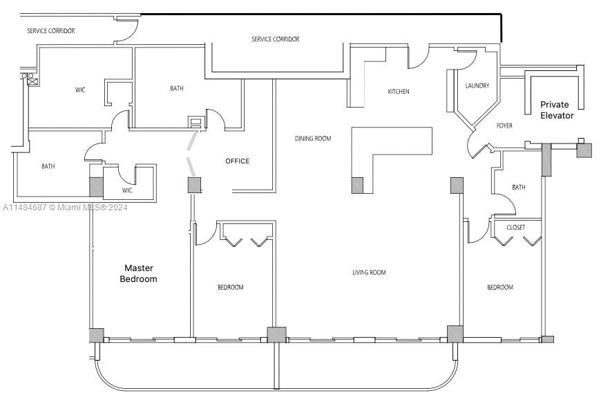 9559 Collins Ave SPH-FG, Surfside, Florida 33154, 3 Bedrooms Bedrooms, ,3 BathroomsBathrooms,Residential,For Sale,9559 Collins Ave SPH-FG,A11484687