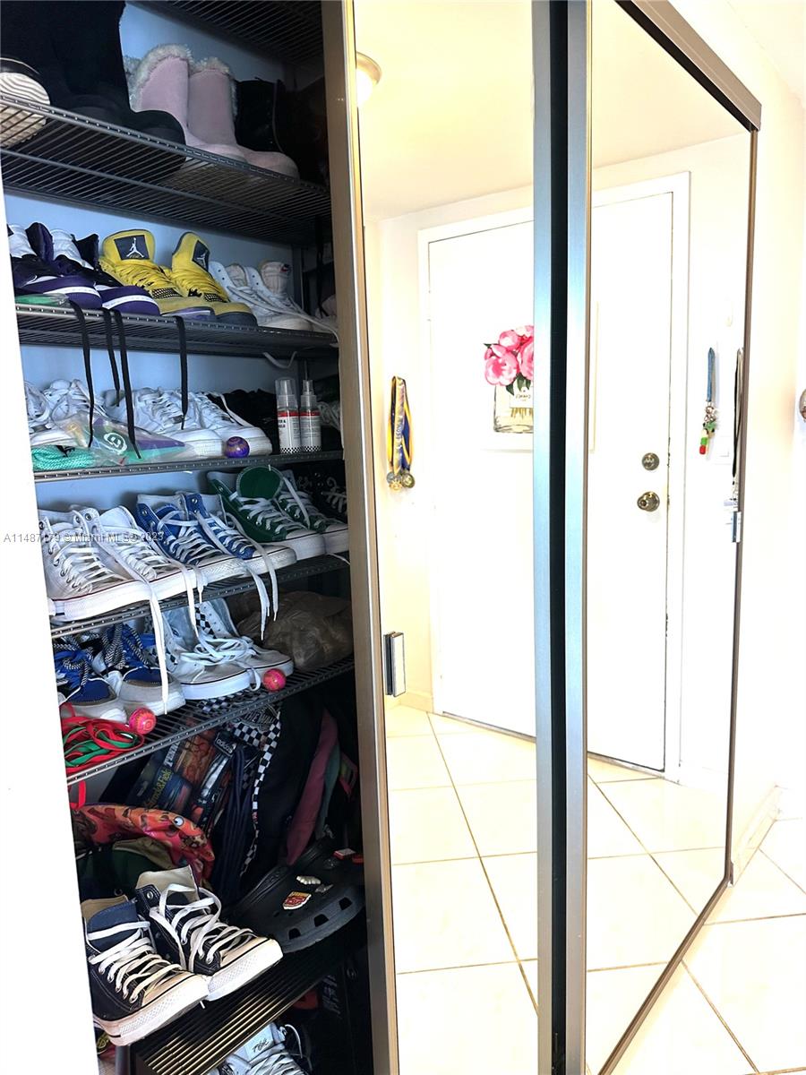 Entry closet