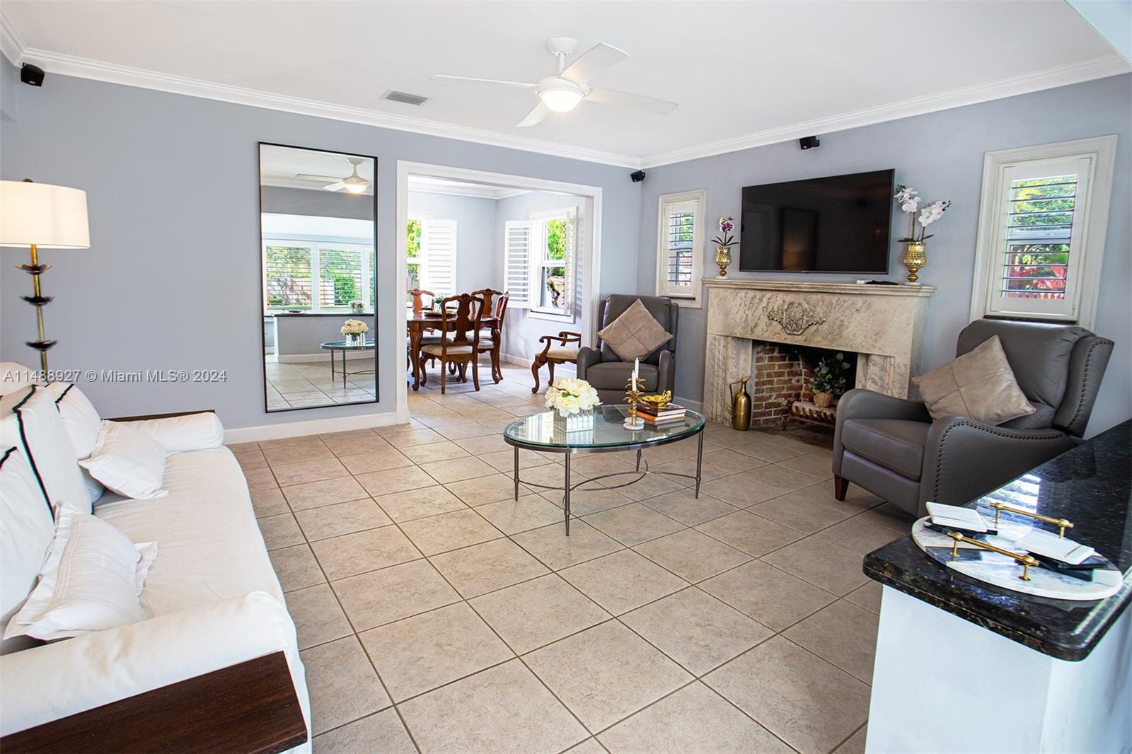 View from front door/Foyer